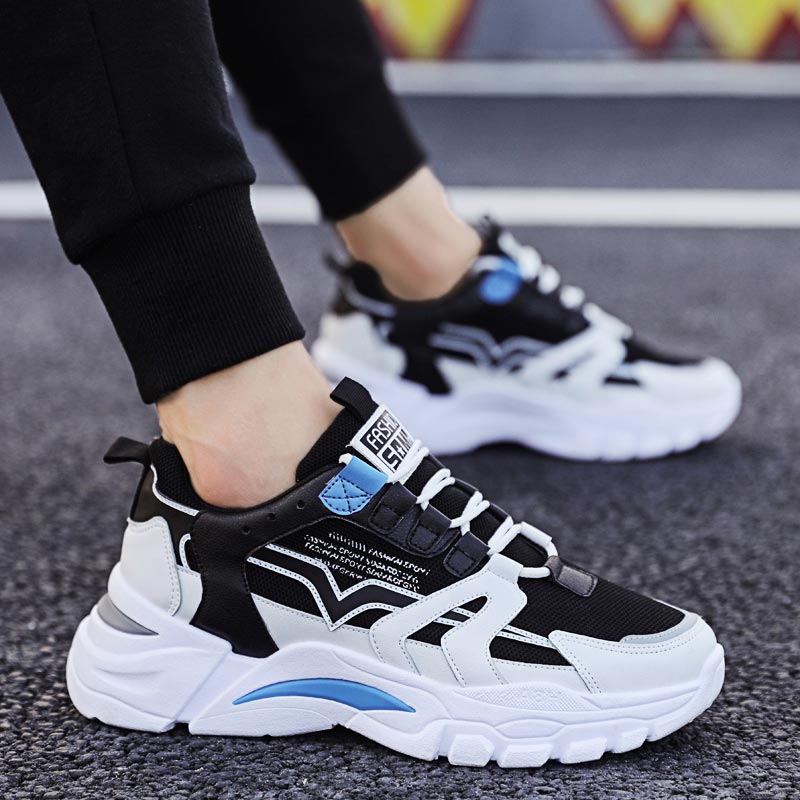 Streetwear Brand Jewelry - Big Size Chunky Height Man Sneakers
