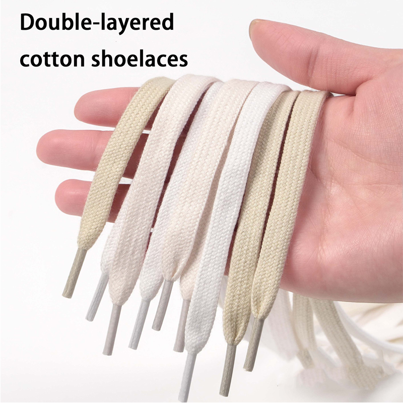 Flat Cotton Shoelaces, Double- - огляд і ціна Travis Scott Lace