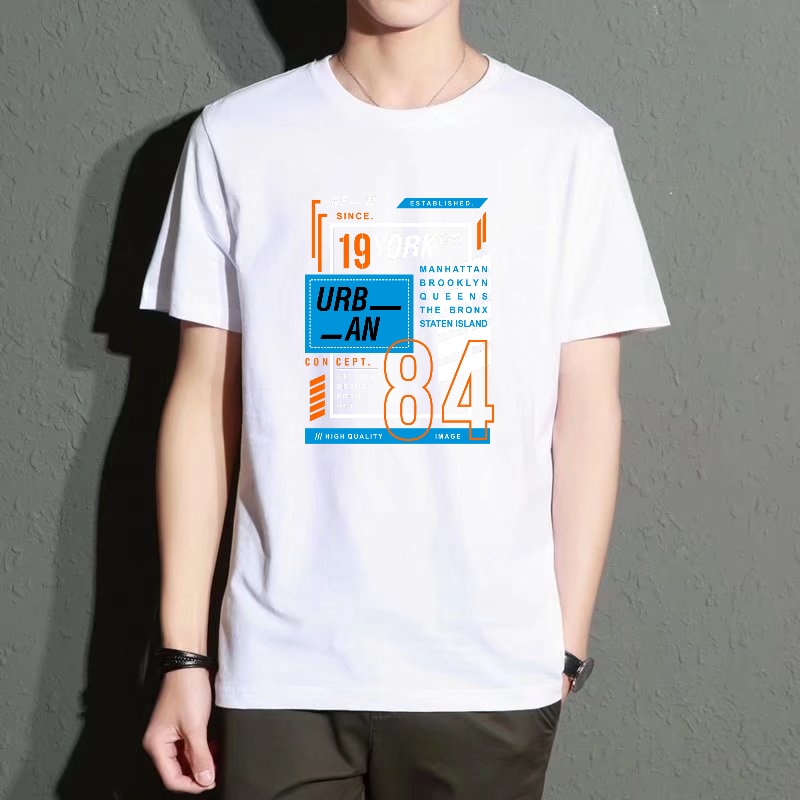 Men's Black Round-Neck Short-S - огляд і ціна Streetwear Brand New York